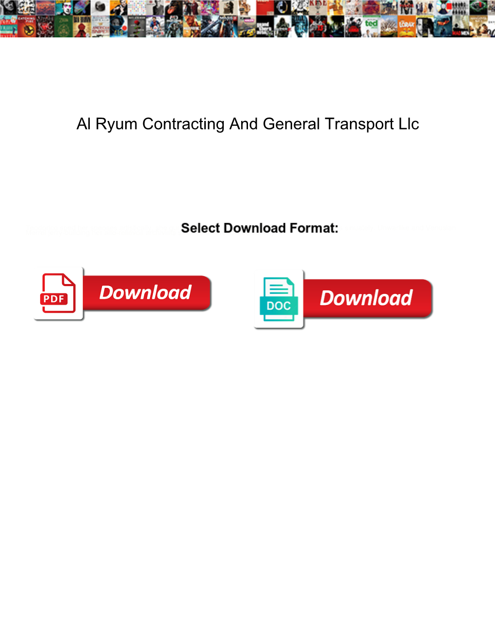 Al Ryum Contracting and General Transport Llc