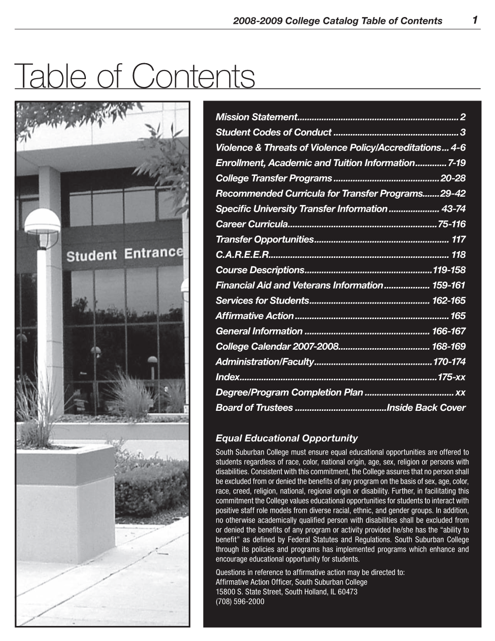 Table of Contents 1