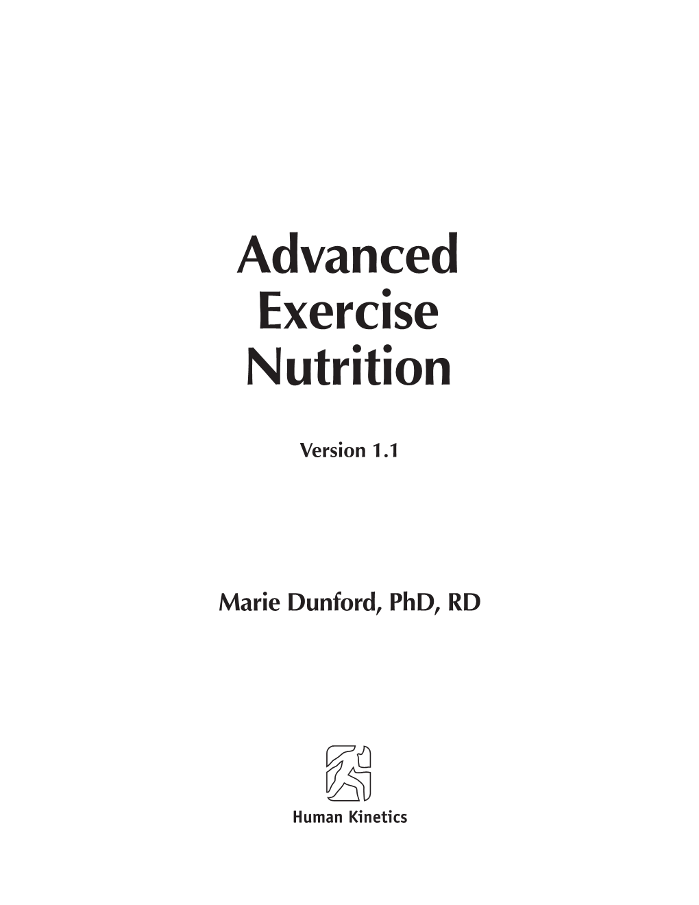 Advanced Exercise Nutrition