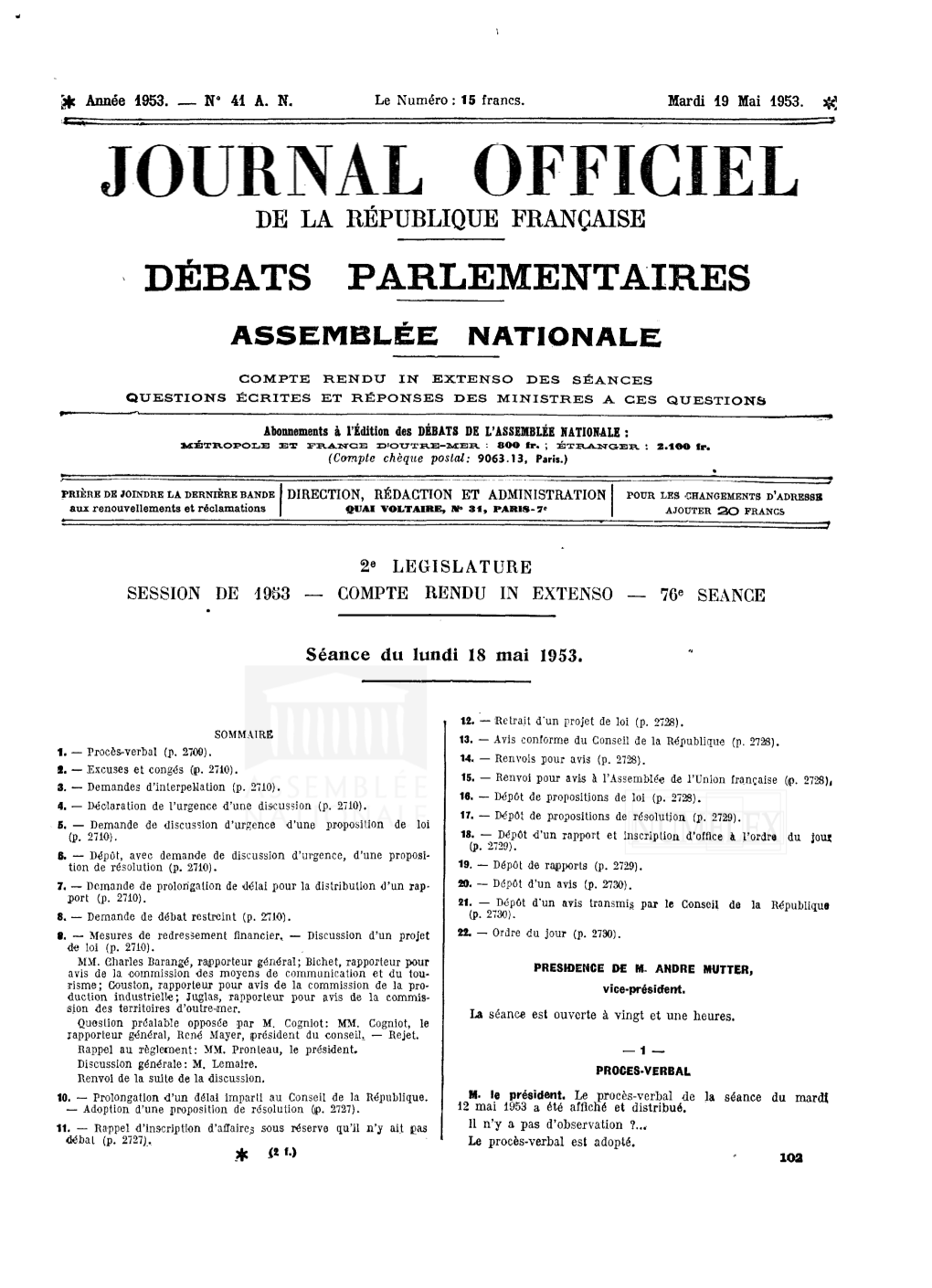 Journal Officiel Les 12 Et 13 Mai Et Celle Qui Est Aujourd'hui Ce Disant, Je N'ai Pas L'intention De Sous-Estimer L'effort Réel Soumise À L'approbation Parlementaire