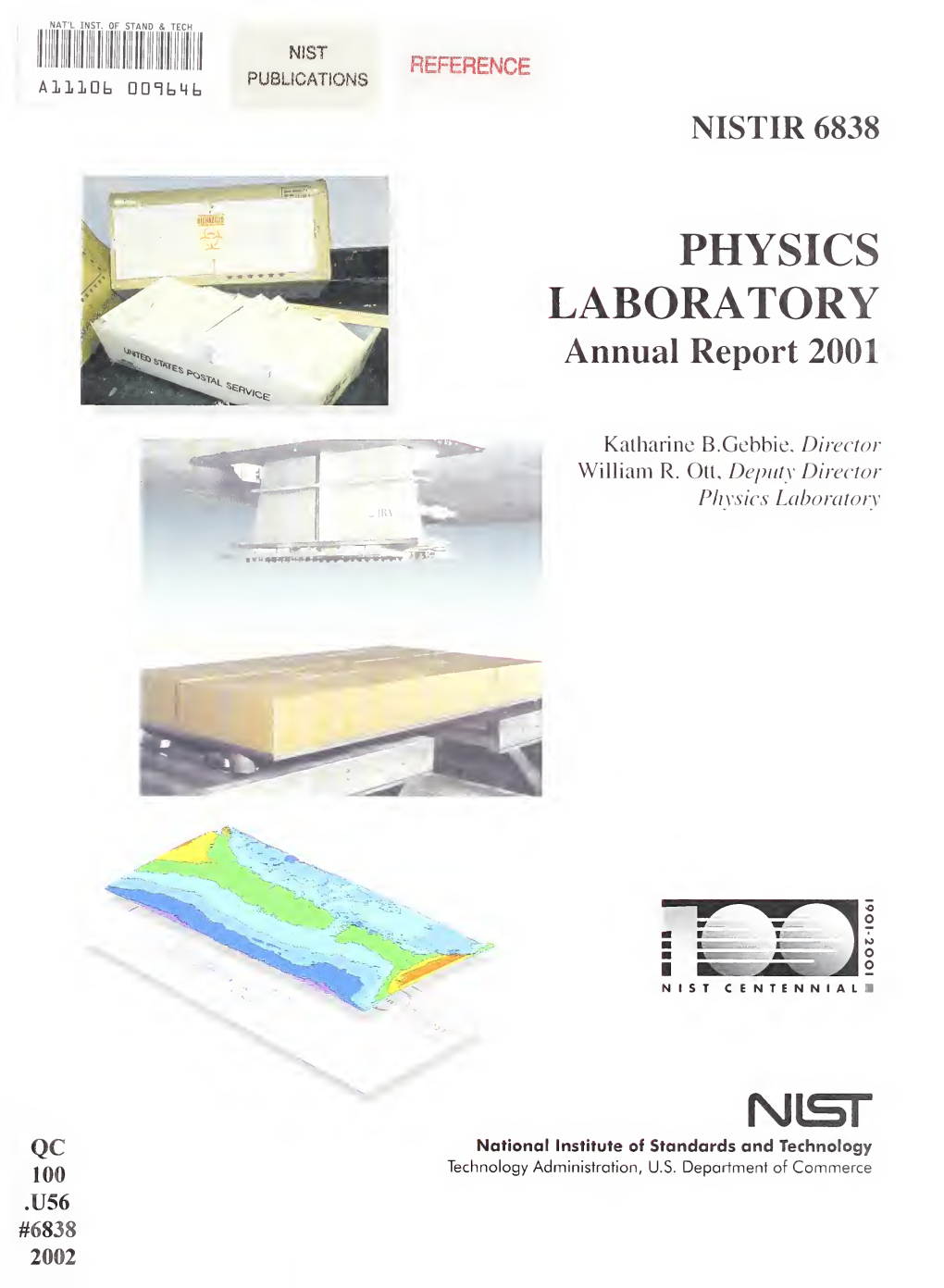 Physics Laboratory, Annual Report 2001