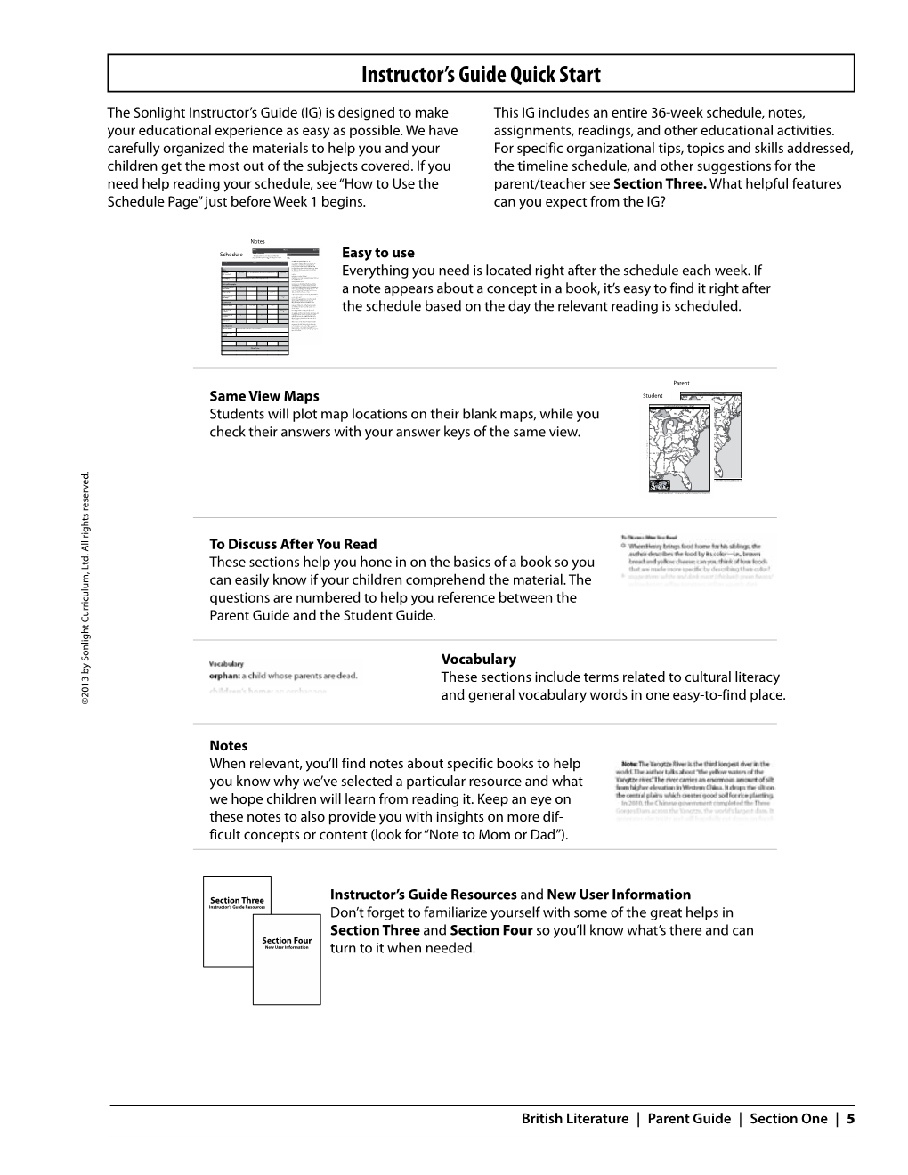 Instructor's Guide Quick Start