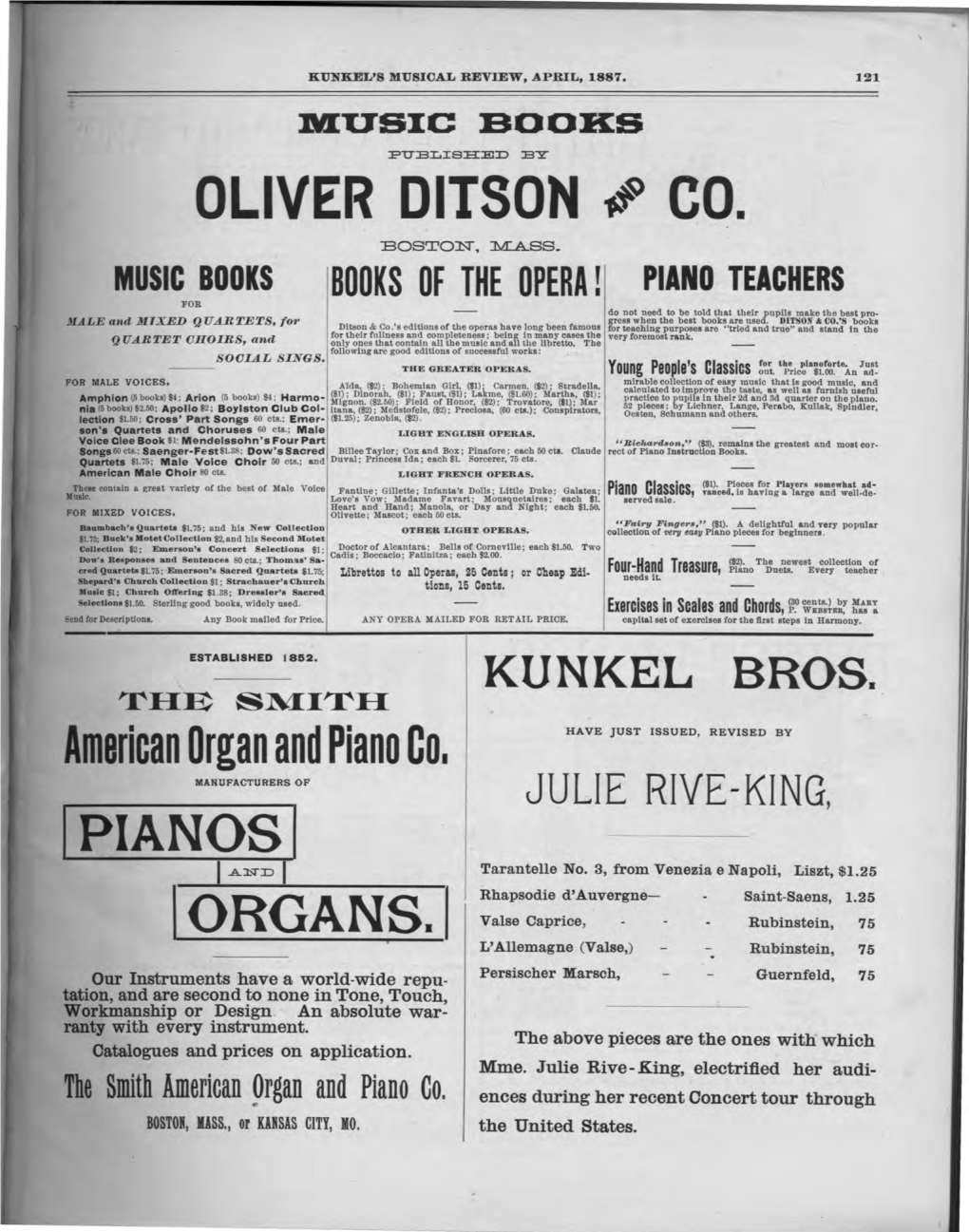 OLIVER DITSON Co