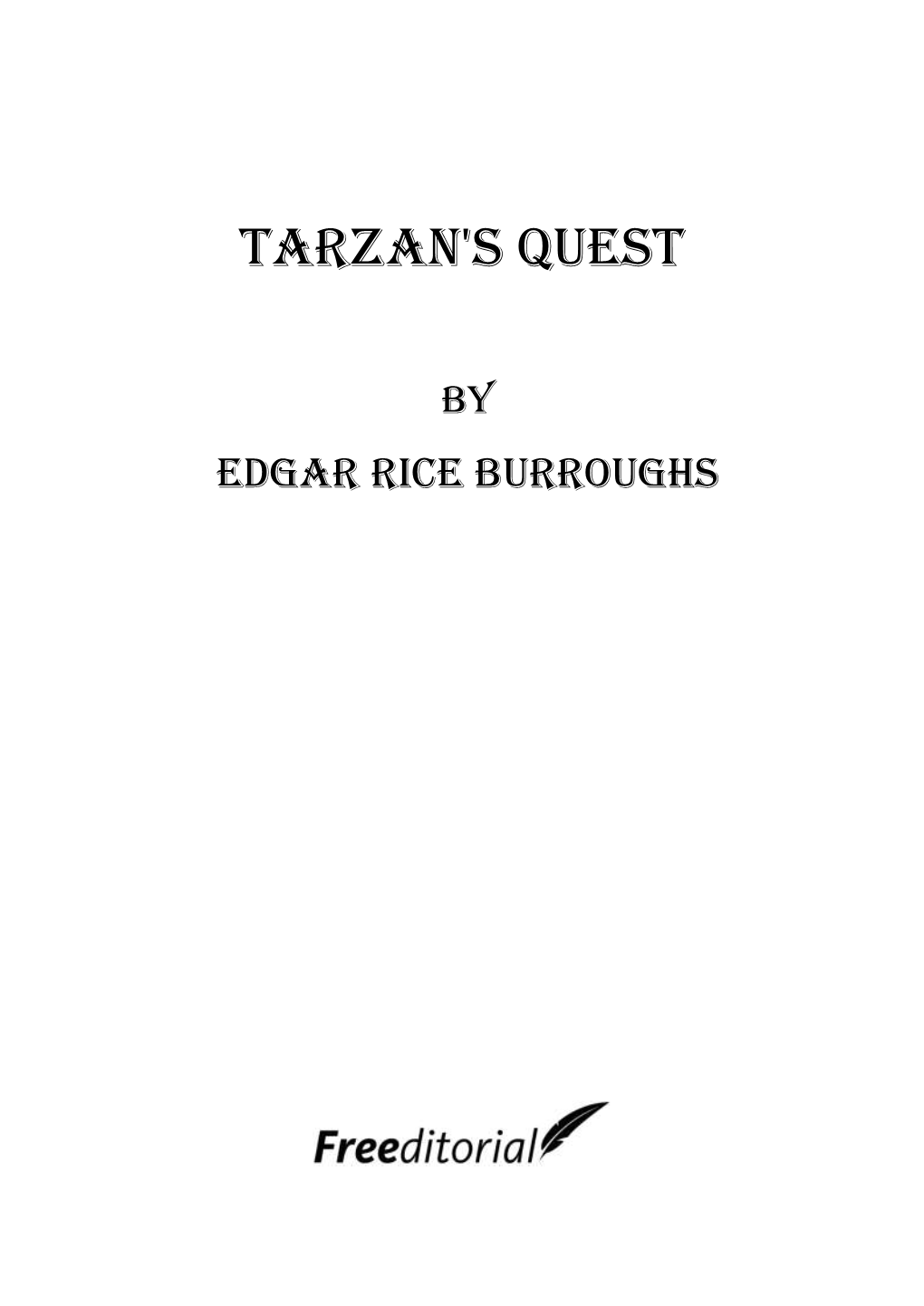 Tarzan's Quest