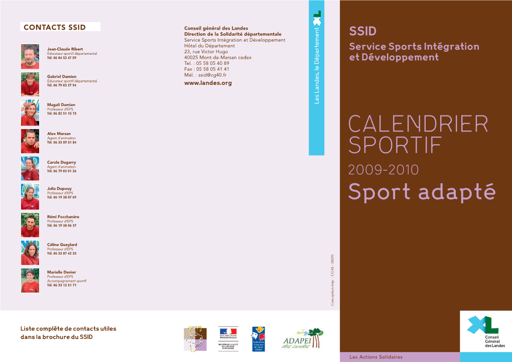 Calendrier Sportif