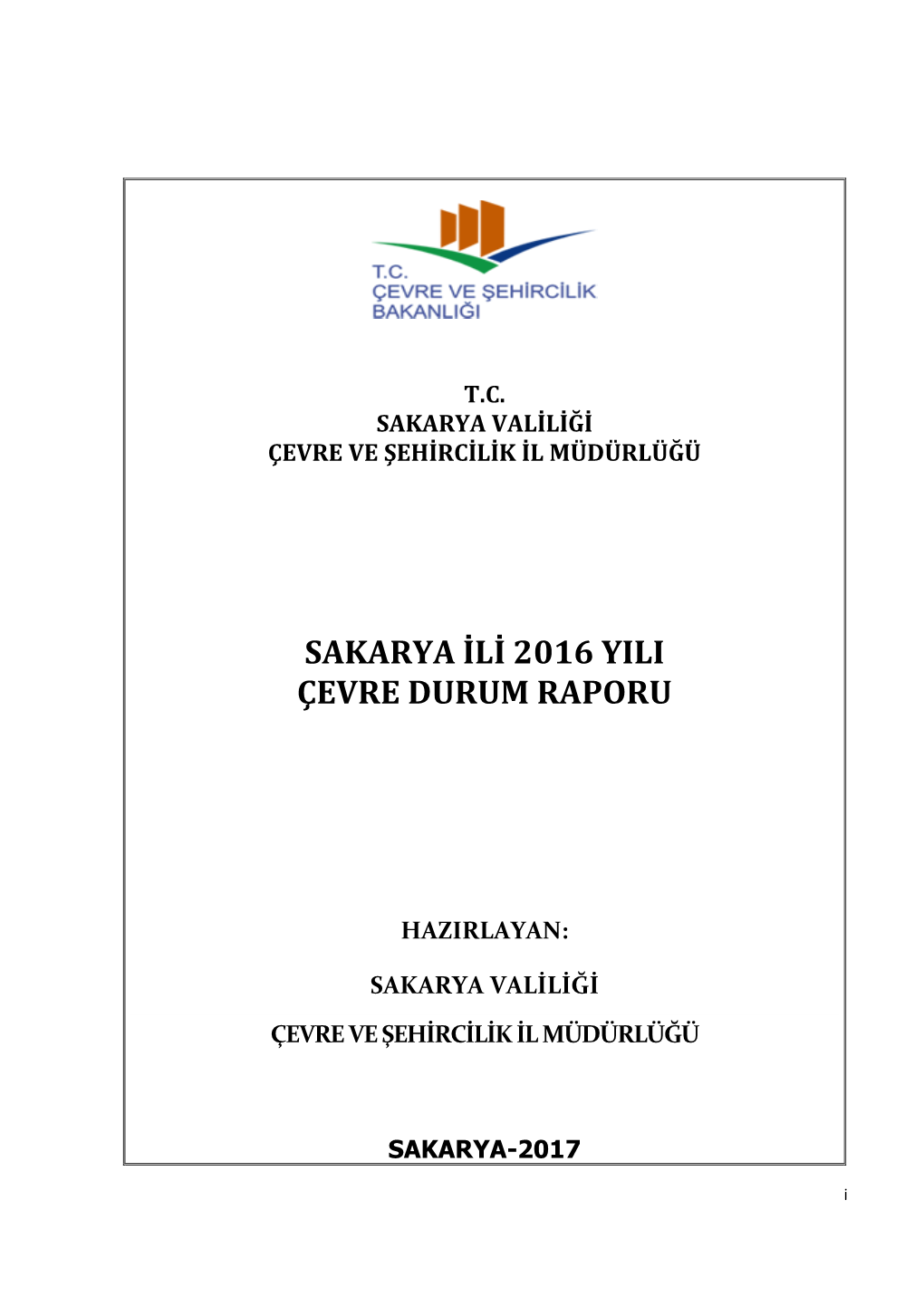 Sakarya Valiliği Çevre Ve Şehircilik Il Müdürlüğü