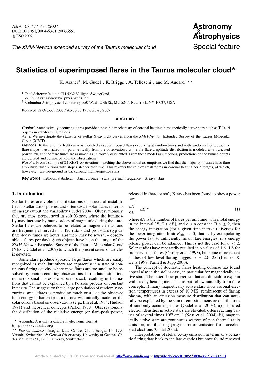 Statistics of Superimposed Flares in the Taurus Molecular Cloud