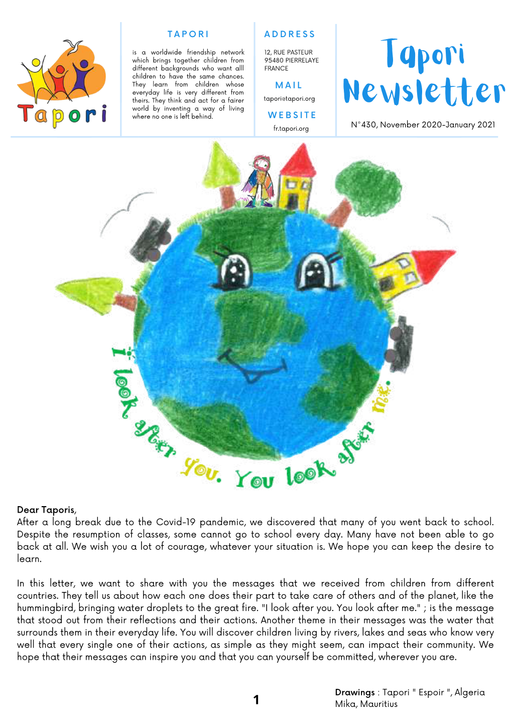 Tapori Newsletter