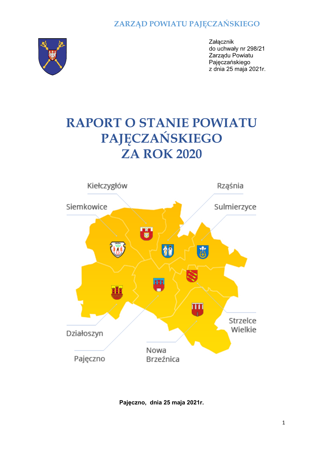 Raport O Stanie Powiatu Za Rok 2020