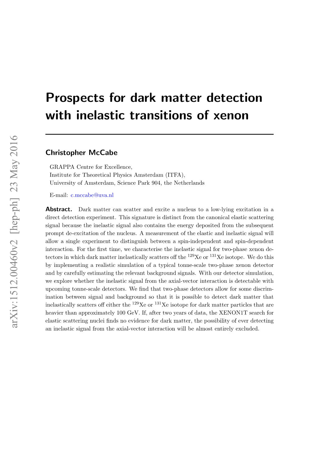 Prospects for Dark Matter Detection with Inelastic Transitions of Xenon