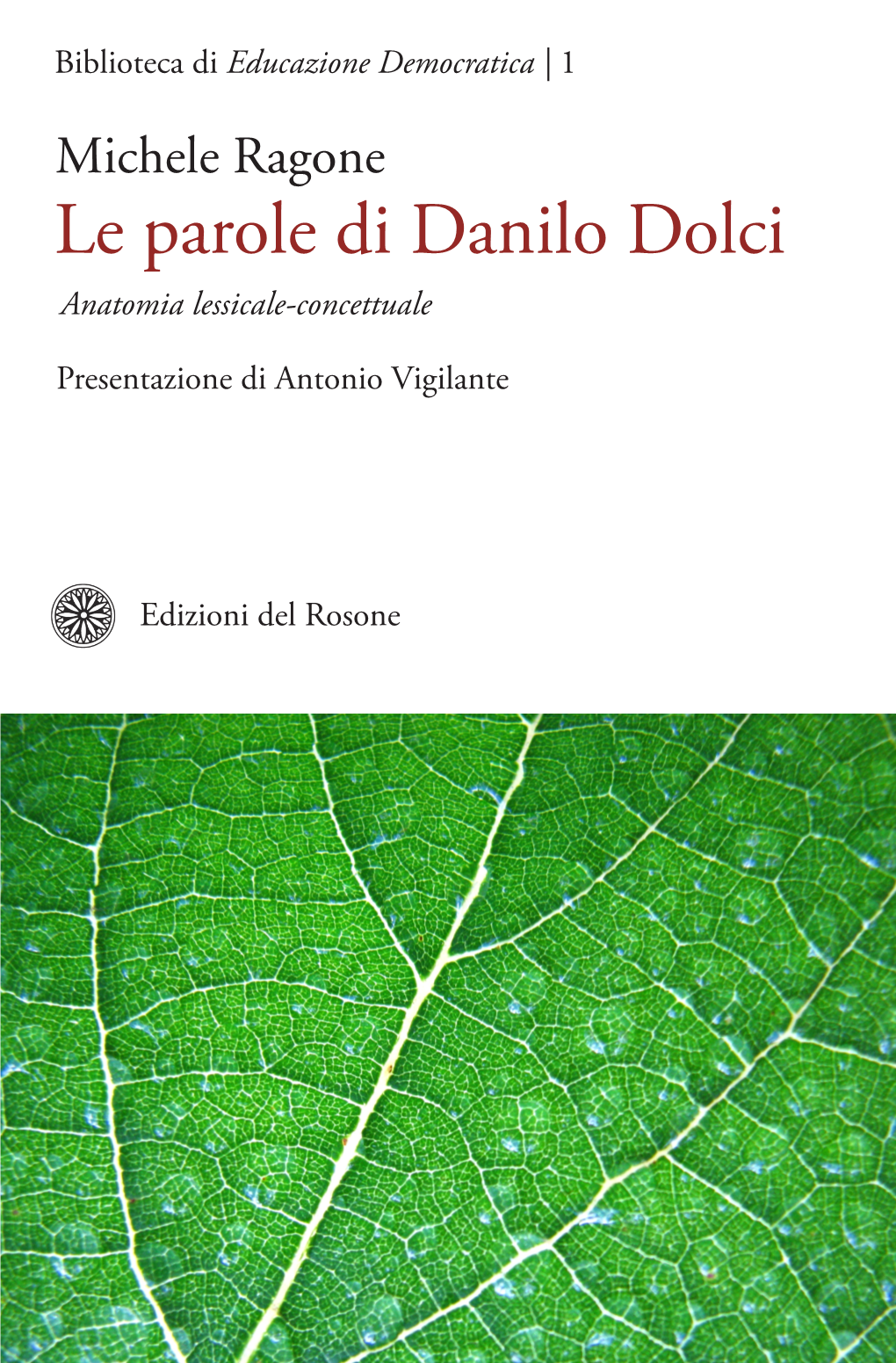 Le Parole Di Danilo Dolci Anatomia Lessicale-Concettuale