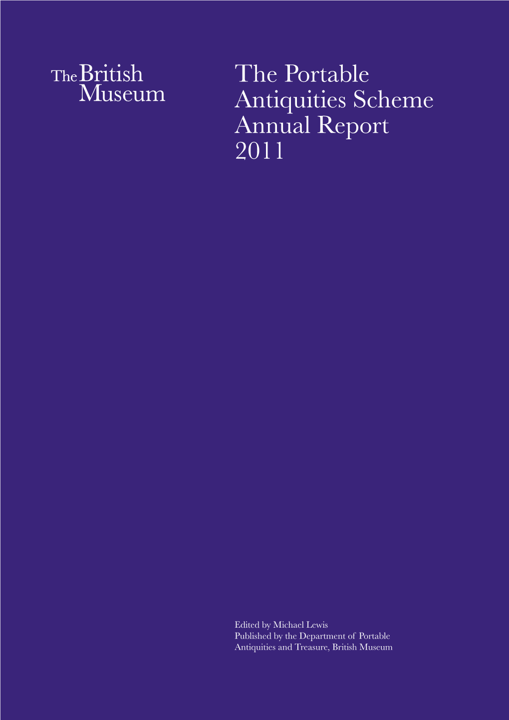 The Portable Antiquities Scheme Annual Report 2011