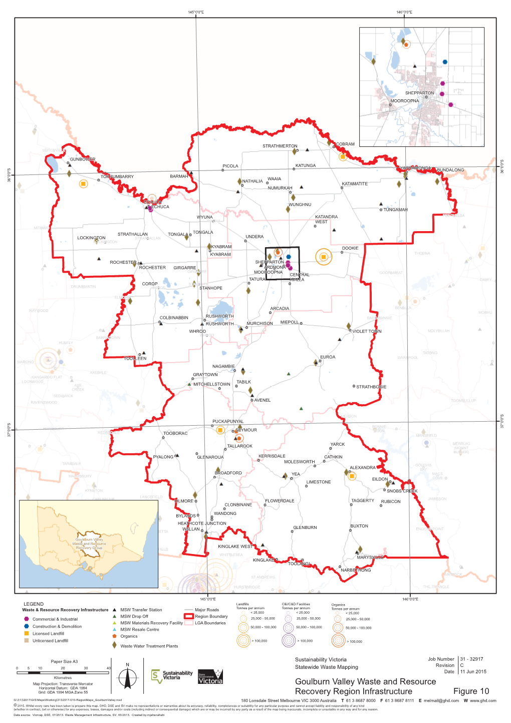 Figure 10 Goulburn Valley Waste and Resource Recovery Region