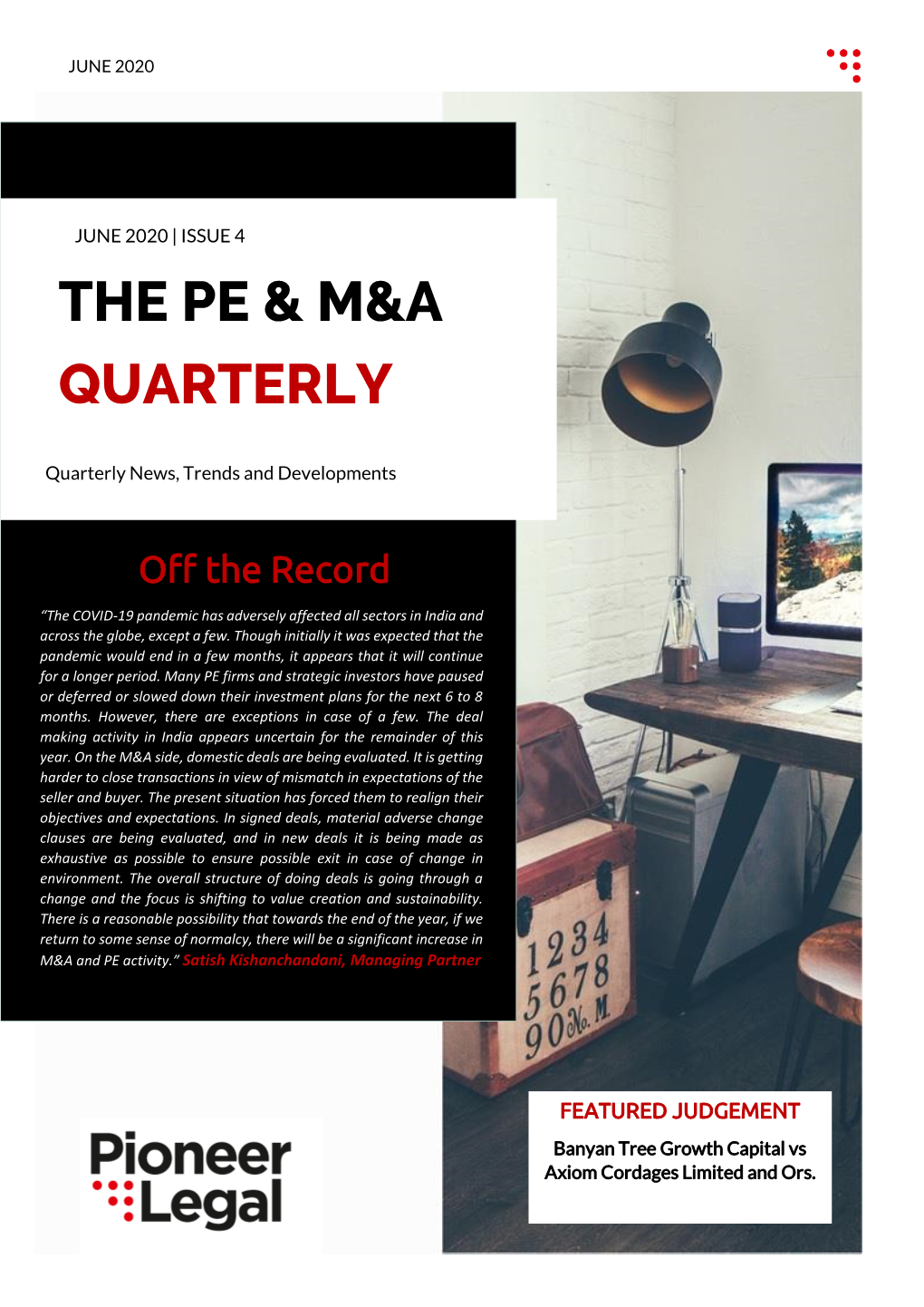The Pe & M&A Quarterly