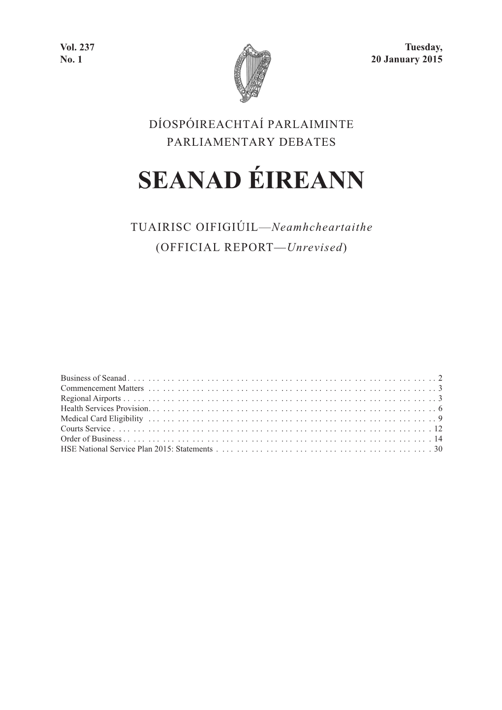 Seanad Éireann