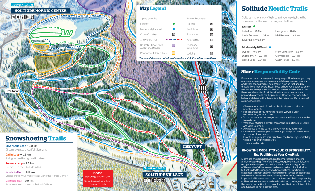 Solitude Nordic Trails Snowshoeingtrails