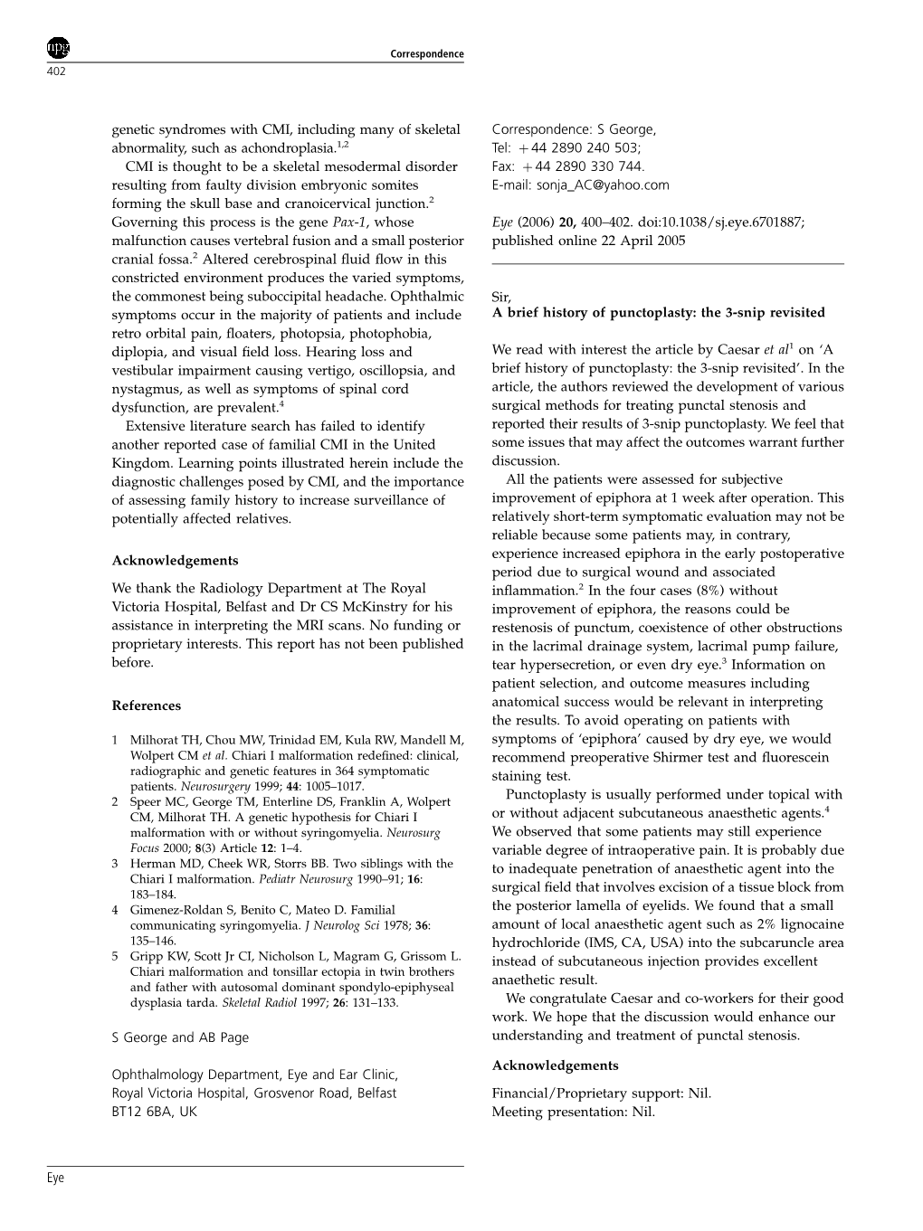 Genetic Syndromes with CMI, Including Many of Skeletal Abnormality, Such