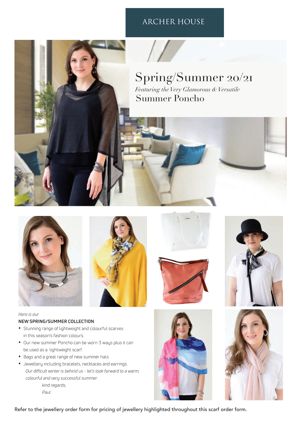 Spring/Summer 20/21 Featuring the Very Glamorous & Versatile Summer Poncho