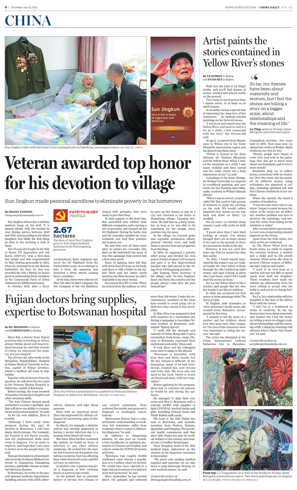 Veteran Awarded Top Honor for His Devotion to Village