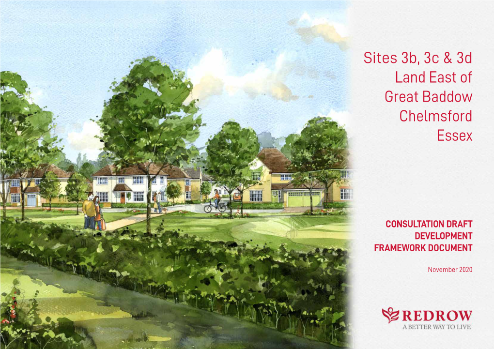 Sites 3B, 3C & 3D Land East of Great Baddow Chelmsford Essex