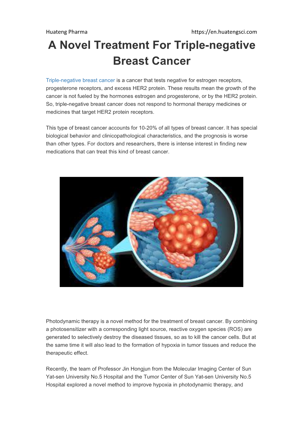 A Novel Treatment for Triple-Negative Breast Cancer