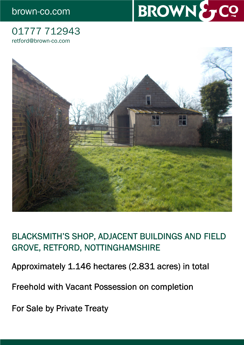 Blacksmith's Shop, Adjacent Buildings And