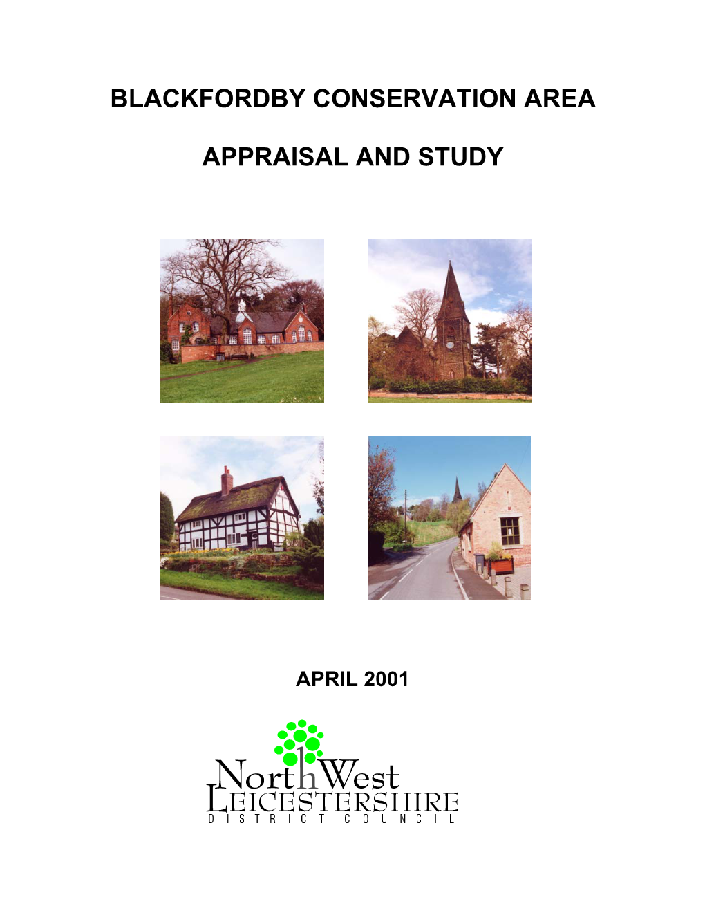 Blackfordby Conservation Area Appraisal and Study