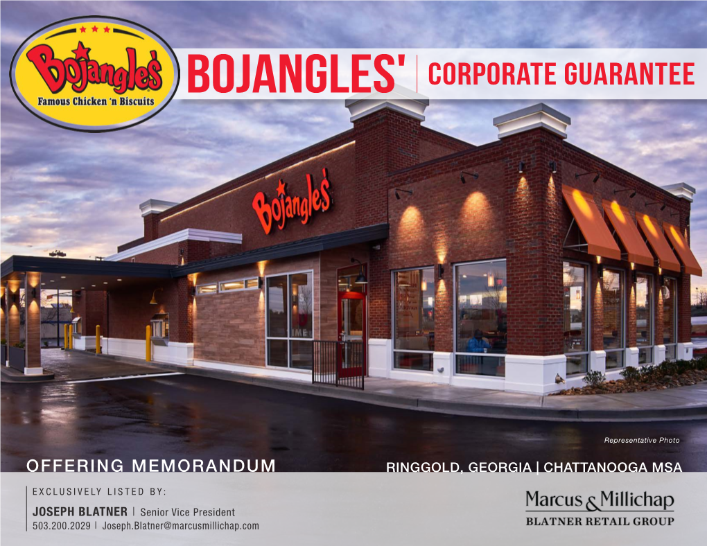 Bojangles' Corporate Guarantee