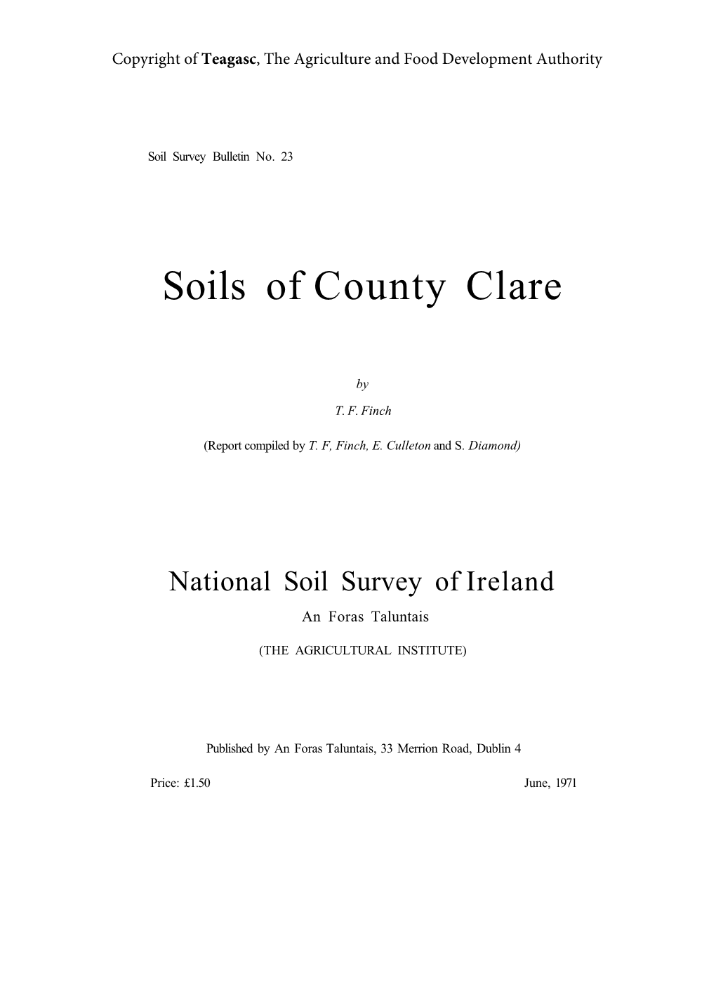 Soils of County Clare
