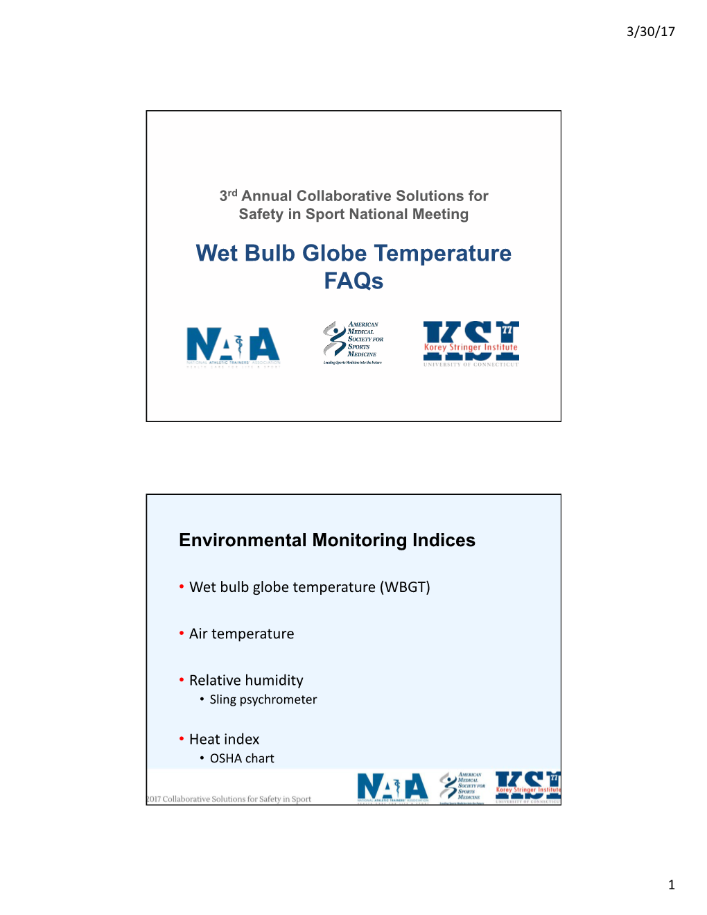 Wet Bulb Globe Temperature Faqs