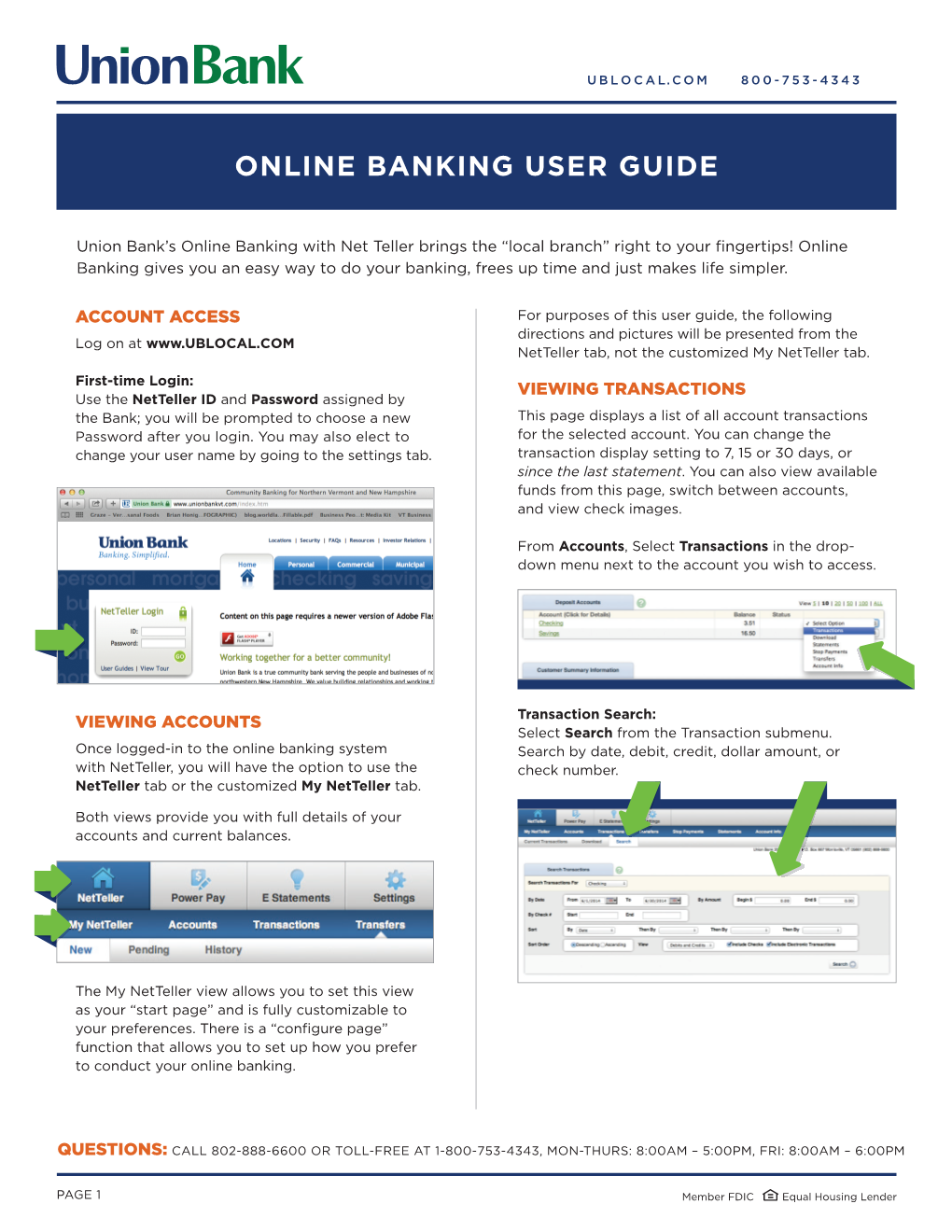 Online Banking User Guide