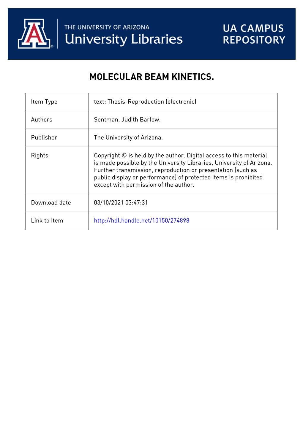 University Microfilms International 300 N