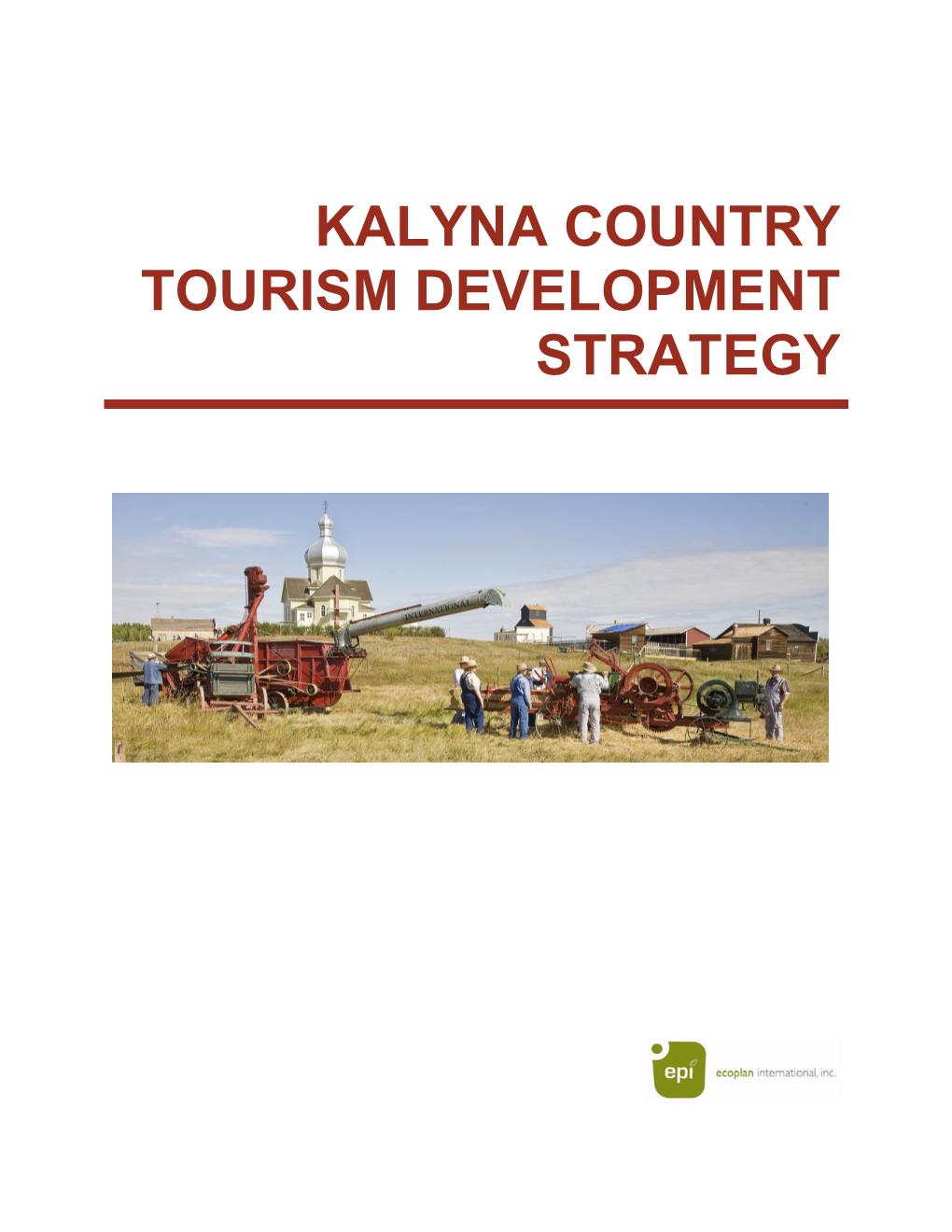 Kalyna Country Tourism Development Strategy