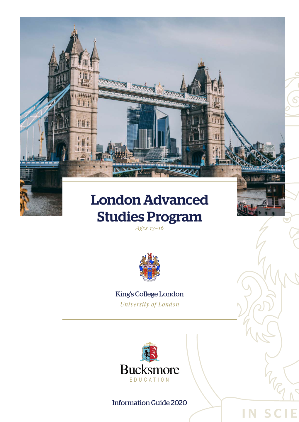 London Advanced Studies Program Ages 13-16