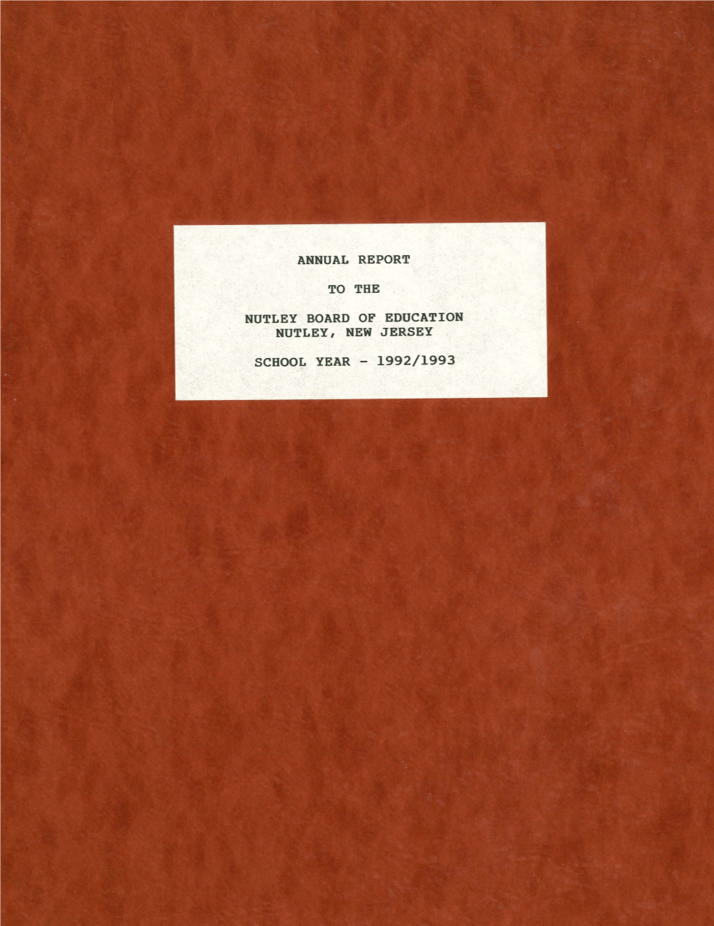 1991-1992 Annual Report