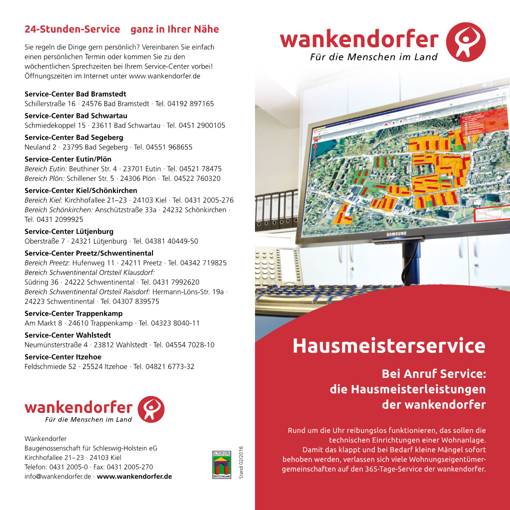 Hausmeister Service Service-Center Itzehoe Feldschmiede 52 · 25524 Itzehoe · Tel