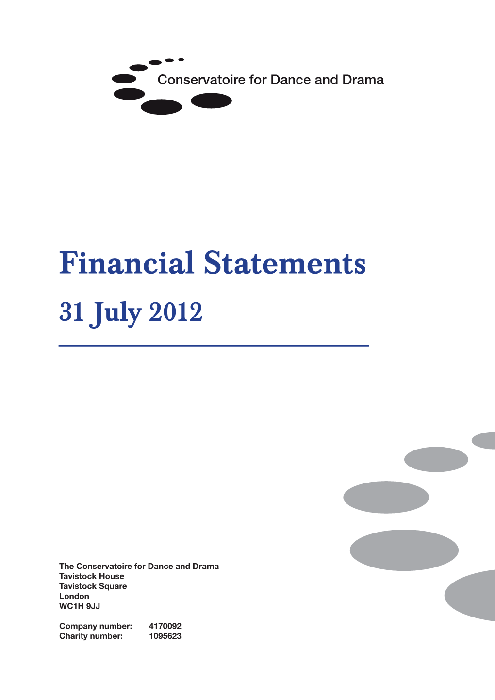 Financial Statements 31 July 2012