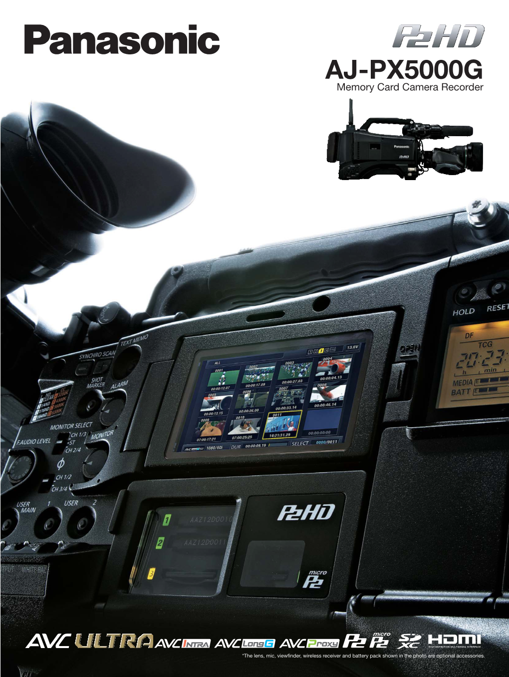 The AJ-PX5000G Meets the New Needs of Broadcast Workflows for the Networking Age, and Sets a New Standard for ENG