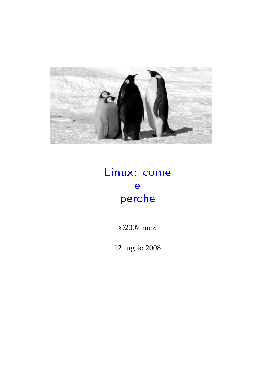 Linux: Come E Perchх