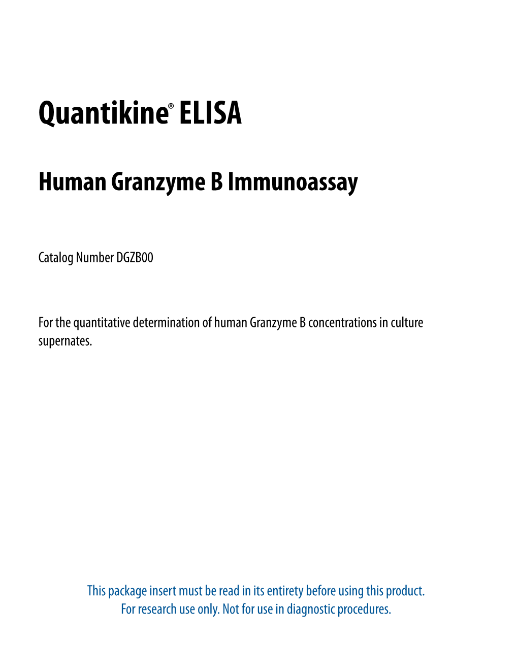 Quantikine® ELISA