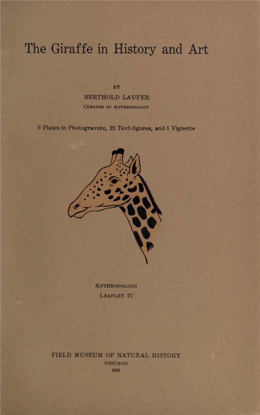 The Giraffe in History and Art