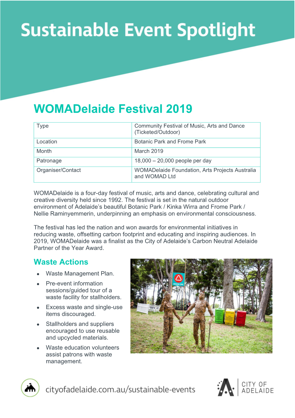 Womadelaide Festival 2019