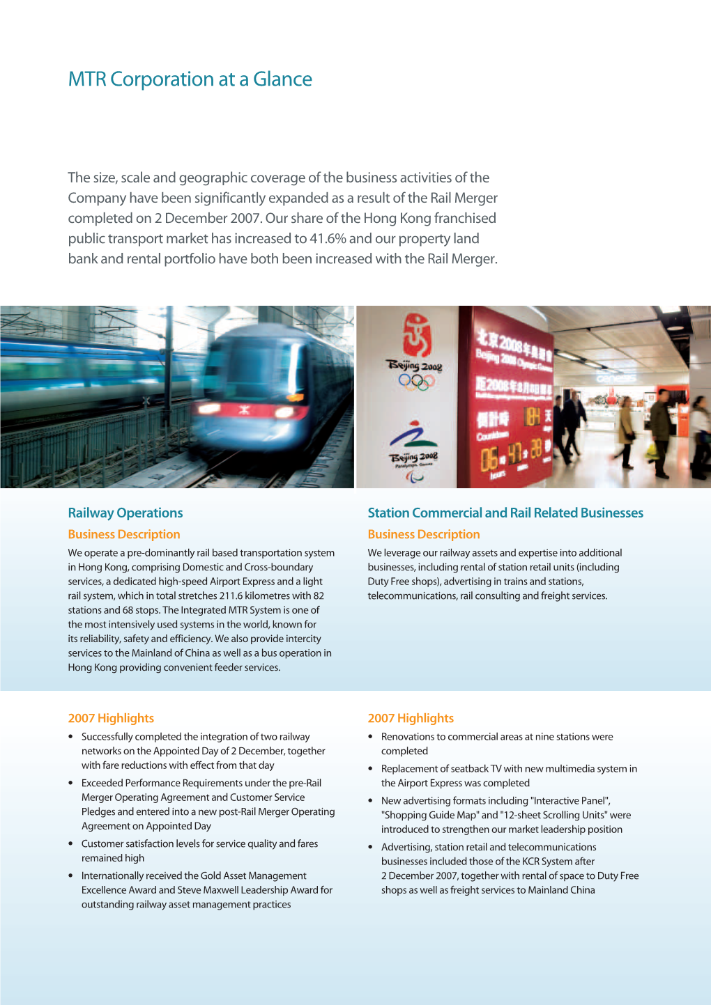 MTR Corporation at a Glance