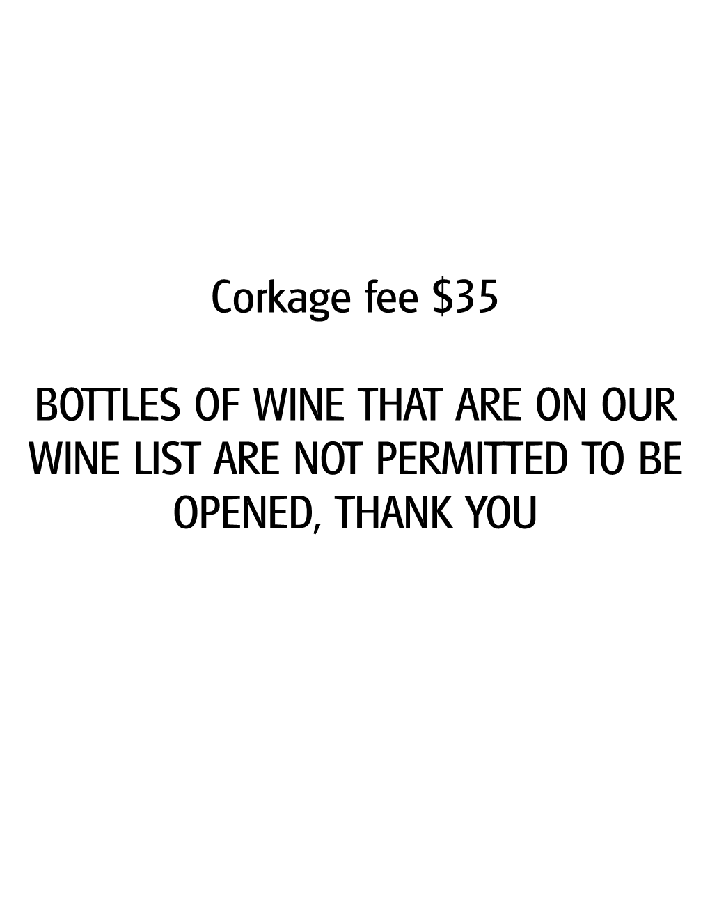 WINE LIST ARE NOT PERMITTED to BE OPENED, THANK YOU Wines by the Glass Sparkling N.V