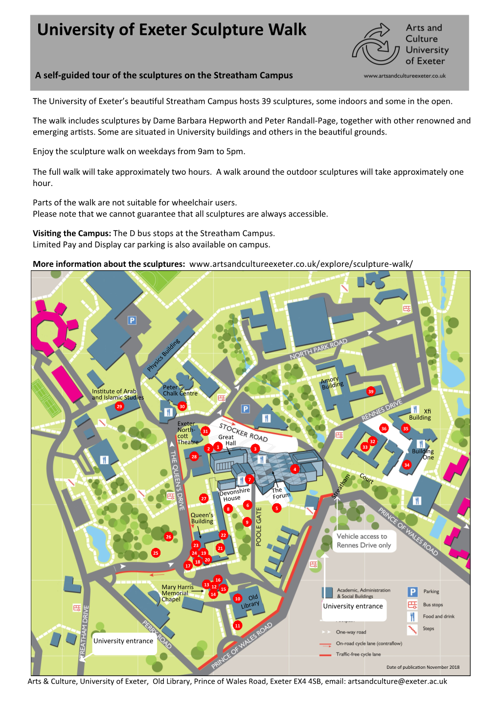 University of Exeter Sculpture Walk