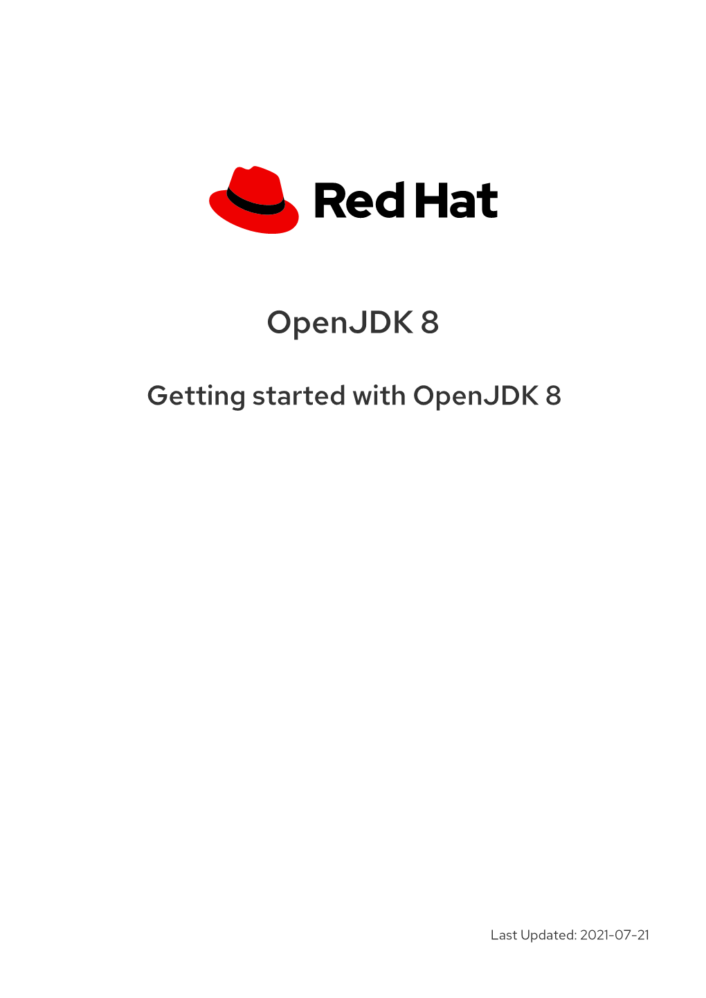 Openjdk 8 Getting Started with Openjdk 8 Legal Notice