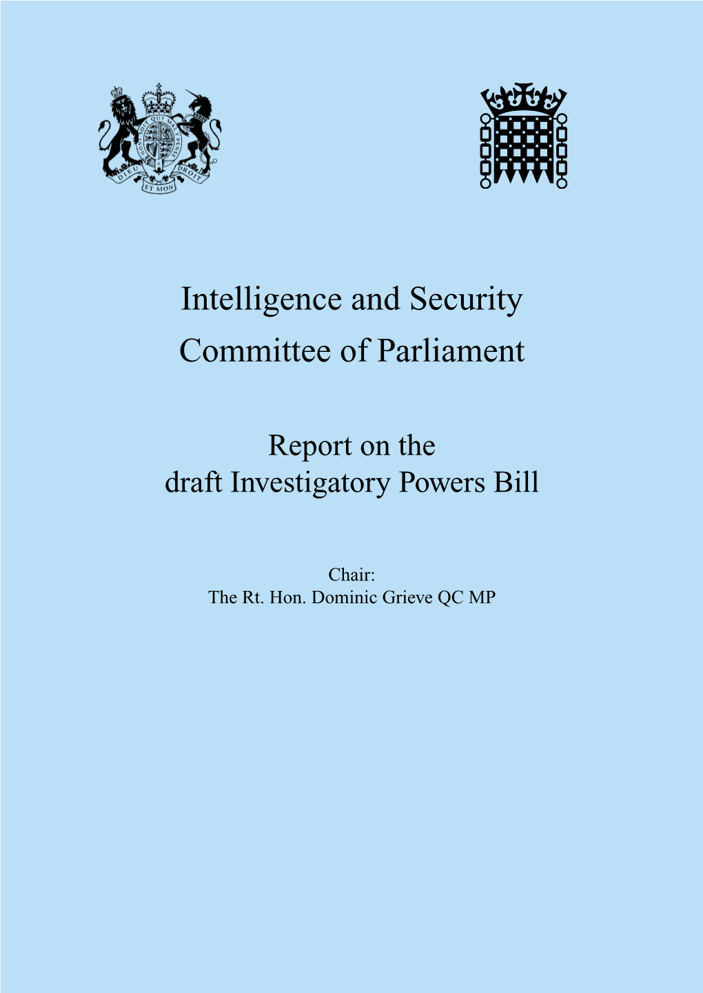 Report on the Draft Investigatory Powers Bill