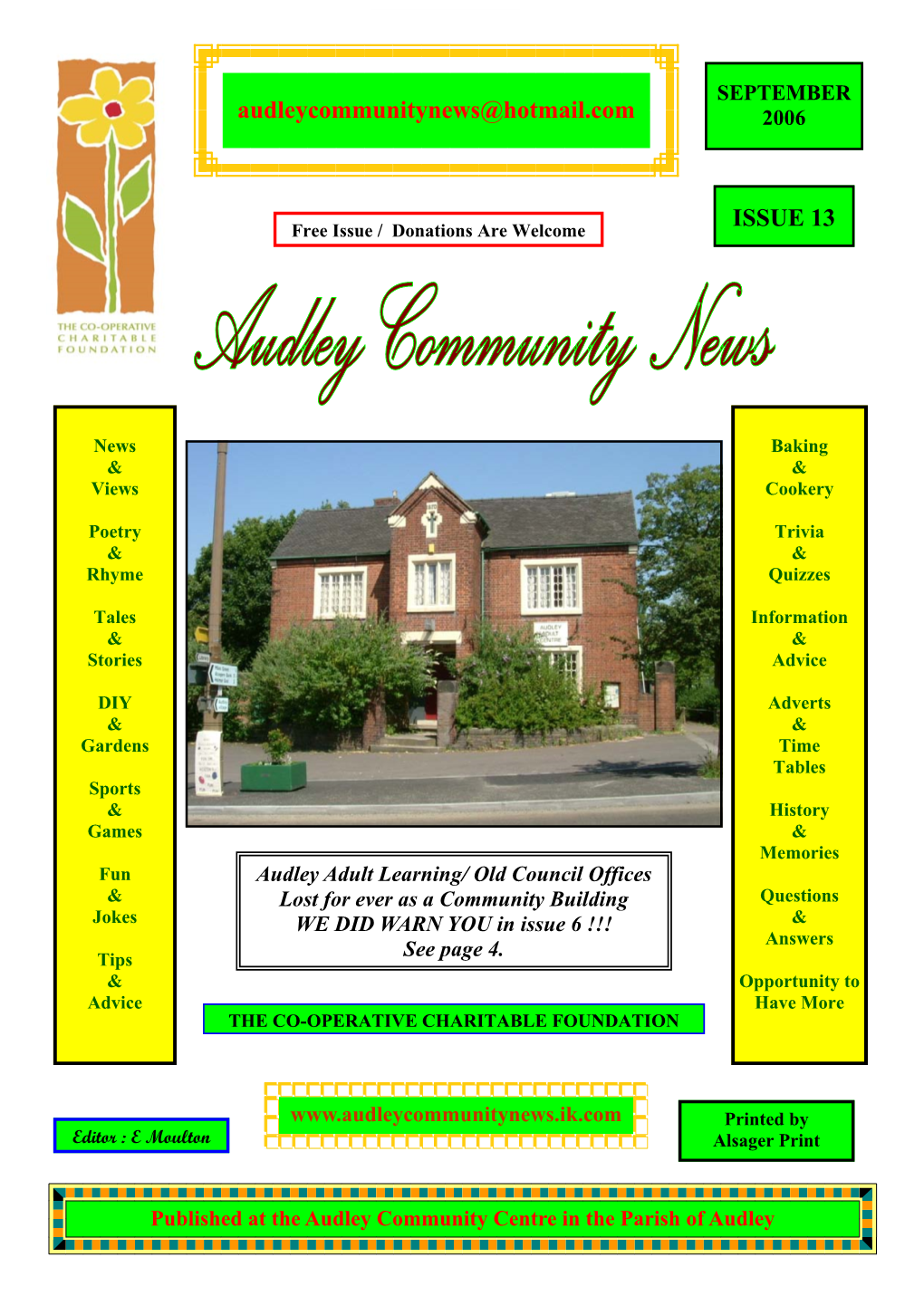 Issue 13 September 2006