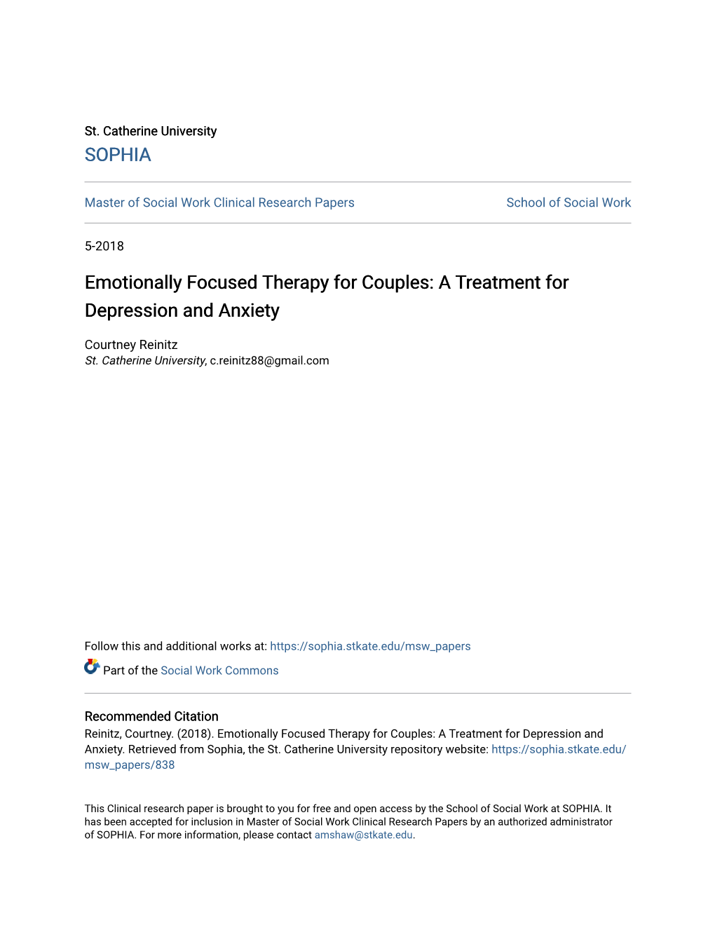 Emotionally Focused Therapy for Couples: a Treatment for Depression and Anxiety