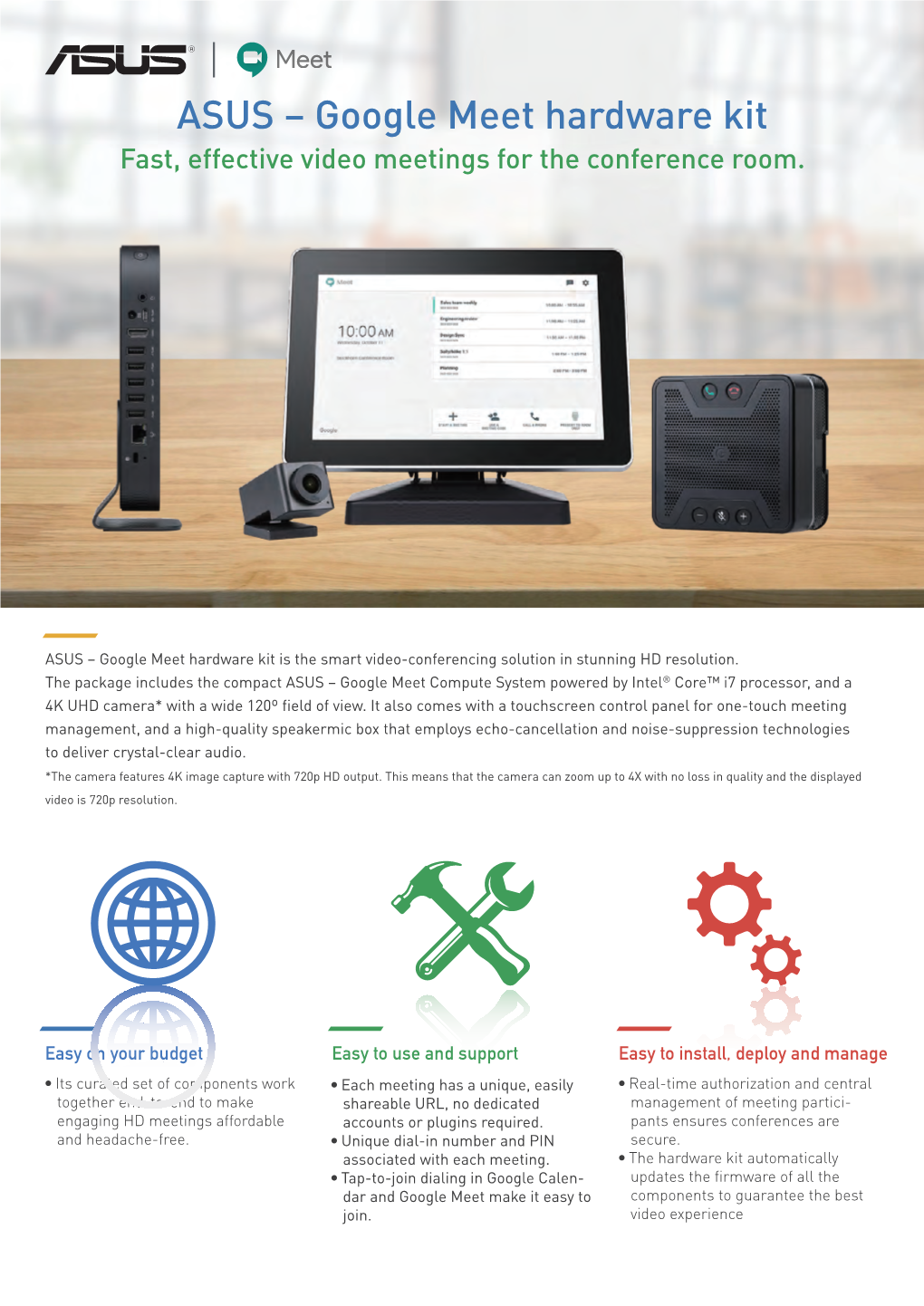 ASUS GOOGLE MEET HARDWARE KIT-O修